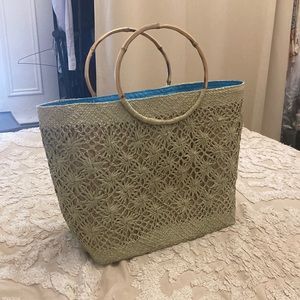 Straw Beach Bag